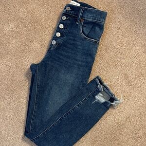 Abercrombie & Fitch Super Skinny Ankle High Rise Jean